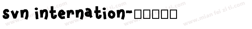 svn internation字体转换